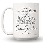 Vivulla68 Mothers Day Gifts for Great Grandmother - Great Grandma Mug 2024, New Great Grandma Gifts, Youre Going To Be Great Grandparents Gifts, Presents For Great Grandma Pregnancy Announcement