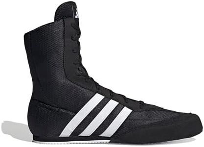 adidas Men's Hog.2 Boxing Shoes, Black/White, 10