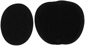 Generic Set of 6 Fabric Elbow Patches/Knee Patches/Patches to Sew on /, Black