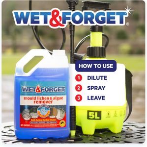 Wet & Forget Outdoor Patio Cleaner 5L – Mould, Algae & Black Spot Remover
