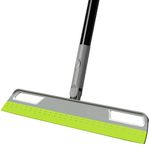 Squeegee Broom for Floor,150CM Rubber Squeegee Broom with Long Handle for Kitchen,BathroomTile,Window,Shower Glass Floor Water Scraping,Dusting, Stain Removing,Cleaning (Green)