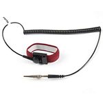 FEITA Anti Static ESD Wrist Strap Antistatic Bracelet with 8 Feet Grounding Wire - Static-Release Wristband with Clip - Wine Red - 1 Pc