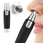 MIRARIYA 3 in 1 Electric Nose & Ear Hair Trimmer for Men & Women | Dual-edge Blades |Painless Nose and Ear Hair Remover Trimmer Eyebrow Flawless Electronic