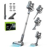 Oraimo Cordless Vacuum Cleaner, 6-in-1 Self-Standing Stick Vacuum,1000ML Powerful Cordless Vacuum with LED Light, 35 Mins Runtime, Cordless Hoover for Hard Floors, Pet Hair