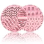 Makeup Brush Cleaning Mat, Silicone