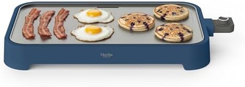 Martha Stewart 12"x 22" XL Electric Griddle, Ceramic Nonstick Flat Top