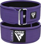 RDX Weight Lifting Belt - AUTO LOCK 4” Premium Adjustable Gym Belt for Olympic Cross Training - Support for Men Women Functional Fitness Workout - WOD Powerlifting Bodybuilding Weightlifting Deadlift