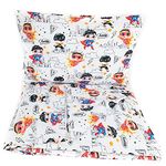 Baby's Comfort Bedding Set Duvet Cover (90 x 120 cm) + Pillowcase (40 x 60 cm), Little heroes