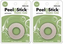 PeelnStick 3346 Fabric Fuse Adhesive Tape 5/8" x 20 ft roll (2-Pack) Instant Hem Sticky Double Sided Fabric Tape