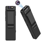 sakalaka HD 1080P Portable Pocket Clip Mini Body Camera, Wearable Nanny Camera, Video Recorder, Taking Picture, Audio Recording Small Camera for Conference/Class/Home/Travel