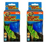 Zoo Med Daylight Blue Reptile Bulb [Set of 2] Watt: 60 Watts