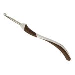 Addi AD1417017-5.00 17 x 0.4 cm Plastic/Metal Crochet Hook, Brown