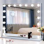Vanity Mirror with Lights, 17 Bulbs
