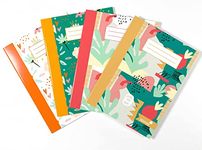 Silvine A5 Notebooks in 4 Assorted Marlene West Designs. 80 Pages, Lined with Margin. Ref NBA5MW [Pack of 12]