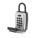 Master Lock Portable Key Lock Box with Push Button Resettable Combination Lock, Outdoor Key Lock Box, 5422D Black