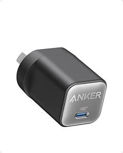 Anker Nano Charger, USB C GaN Charger 30W, PIQ 3.0 Foldable PPS Fast Charger for iPhone 16/15 and More Series, Galaxy, iPad, Compatible with MagSafe