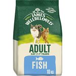 James Wellbeloved Adult Fish 10 kg Bags, Hypoallergenic Dry Cat Food