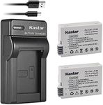 Kastar Battery (X2) & Slim USB Charger for LP-E8, LC-E8E and EOS 550D, EOS 600D, EOS 700D, EOS Rebel T2i, EOS Rebel T3i, EOS Rebel T4i, EOS Rebel T5i Cameras, Grip BG-E8