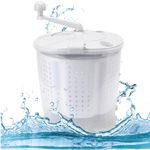 Manual Washing Machine, Detachable Wash Basket Portable Washing Machine Non Electric Easily Wash Small Items for Dormitory Apartment Camping