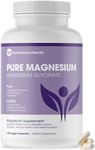 Pure Micronutrients Magnesium Glycinate Supplement (Chelated) 200mg, 180 Count