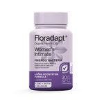 Floradapt Women's Intimate Probiotics for Yeast Infection | Vegan & Certified Organic Candida Support Women Capsules | Thrush Treatment & Vaginal Health for Ladies | (30 Days Serving)