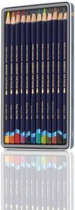Derwent Inktense Watercolour Pencils Set, 12 Vibrant Colours
