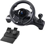 Superdrive - GS750 racing steering wheel with pedals, paddles, shifter and vibration for Xbox Serie X/S, PS4, Xbox One, PC (programmable for all games)