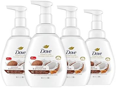 Dove Foaming Hand Wash Coconut & Almond Milk Pack of 4 Protects Skin from Dryness, More Moisturizers than the Leading Ordinary Hand Soap, 10.1 oz