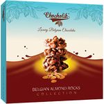 Chocholik Belgium Dark & Milk Almond Assorted Rocks Collection - Exclusive Chocolates Gift Box, 300gm