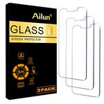 Ailun Glass Screen Protector Compatible for iPhone 14/13/13 Pro [6.1 Inch] Display 3 Pack Case Friendly Tempered Glass