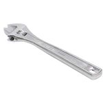 Groz Adjustable Wrench| Ideal for use with wide range of both metric & imperial fasteners| Chrome Vanadium Construction| Precision Ground Jaws| Ergonomic Handle| Length: 12”| AWR/CV/12 (Length: 12”)