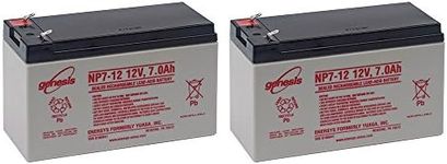 EnerSys Genesis NP7-12 12V 7Ah Sealed Lead Acid Battery (2 Pack)