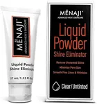MËNAJI Liquid Powder Shine Eliminator- Moisturizer & Lightweight Liquid Primer Powder for Men - Mens Makeup- Transparent - 1.25 Oz