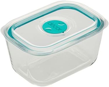 Decor Vent & Seal Glass Oblong Food Container, 600ml Capacity