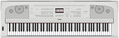 Yamaha DGX670WH 88-Key Weighted Digital Piano, White (Furniture Stand Sold Separately)