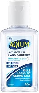 Aqium Antibacterial Hand Sanitiser Gel, 60 milliliters