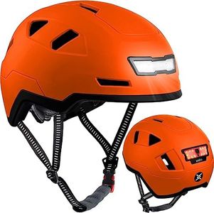 XNITO Bike Helmet with LED Lights - Urban Bicycle Helmet for Adults, Men & Women - CPSC & NTA-8776 Dual Certified - Class 3 E-Bikes, Scooters, Onewheel, Commuter, Mountain