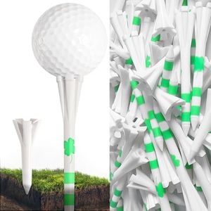 FINGER TEN Golf Tees Plastic 3 1/4 2 3/4 1 1/2 Inch Unbreakable Pink Purple Colored Long Short Tees Iron Shots Easy to Find 100 Pack Consistent Height Mixed Size Gift Set(2 3/4 and 1 1/2 Lucky)