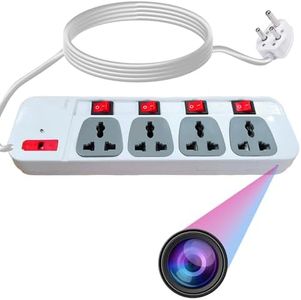 Spy Mission HD Spy Camera WiFi Spike Guard Hidden Camera with 32GB Micro SD Card Inbuilt with Live Feed WiFi Indoor Security Camera 1080P HD Plug Camera. Motion Detection