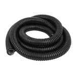 uxcell 2 Meters Metal Flexible Corrugated Tubing Wire Cable Conduit Tube Pipe 20 x 23mm