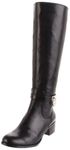 Michael Michael Kors Women's Hamilton Riding Boot, Black, Size 5.0