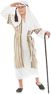 Fun Shack Boys Shepherd Costume For Kids Biblical Robe Nativity Gown St Joseph Boys Christmas Costumes for Kids Medium