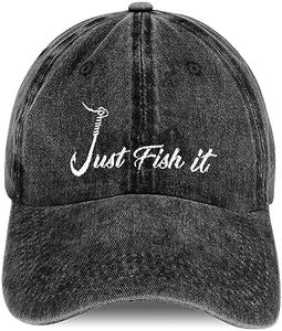 Moyel Fishing Hat for Men Women Cool Fishing Gifts for Men Funny Fishing Accessories Gifts for Boyfriend Husband Dad Boys Outdoor Fish Cap Gift Ideas On Christmas Birthday