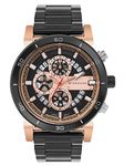 Giordano Multi-Functional Watch for Man with Chronograph Mechanism and Stylish Metal Strap, Wrist Watch for Men - GD-50013-22