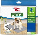 Wee-Wee Premium Grass Patch Pet Potty Washable Pad, 3-Pack