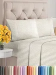 Cal King Size 4 Piece Sheet Set - C