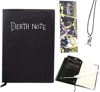 REOVE Death Note Anime Theme Cosplay Notebook, Gifts Lovers, Can be Used as Diary and Planner, Black