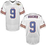 Villa The Waterboy Football Jersey #9 Bobby Boucher 50th Anniversary Stitched Movie Mud Dogs Bourbon Bowl Men Football Jerseys (White, Medium), White, Medium