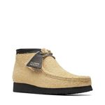 Clarks Men's Wallabee Boot Oxford, Maple/Black Suede, 10