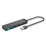 USB Hub, VENTION 4-Port USB 3.0 Ultra Slim Hub USB Splitter USB Extension Hub USB Port Hub Multiport Adapter USB Extender for PS5/PS4/Laptop/MacBook/PC/Flash Drives/Surface